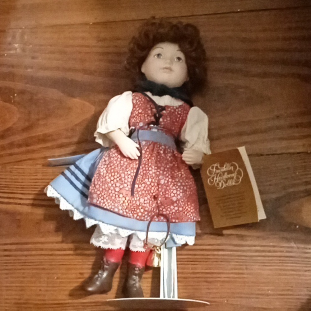 Franklin heirloom porcelain doll